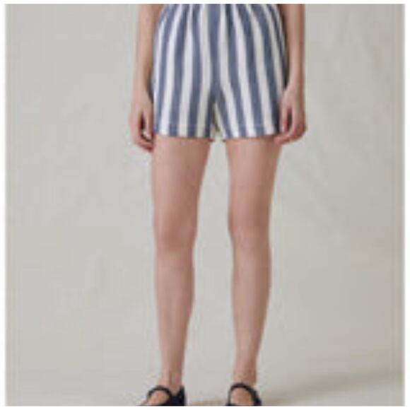 NWT Attersee The Shorts | Navy Blue Stripe / 2 / M - Picture 1 of 4